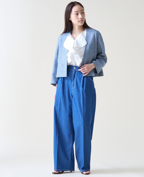 ノーカーラージャケット 詳細画像 ブルー 4