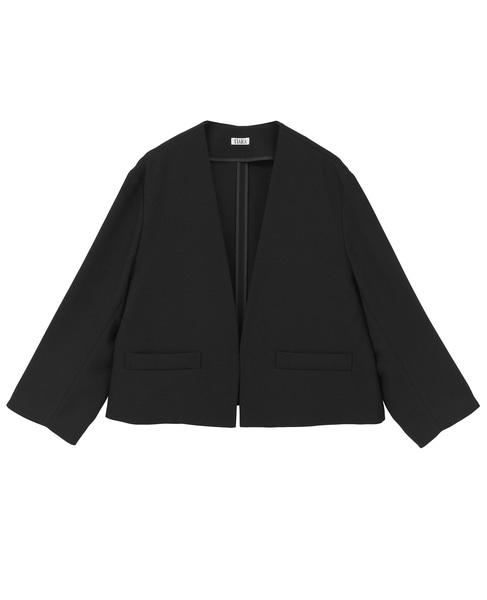 ノーカラージャケット 詳細画像 ブラック 1