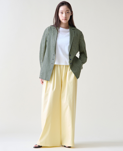 ギンガムチェックジャケットブラウス 詳細画像 ネイビー×イエロー 11