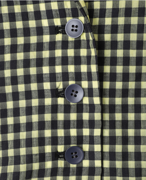 ギンガムチェックブラウスジャケット 詳細画像 ネイビー&times;イエロー 16