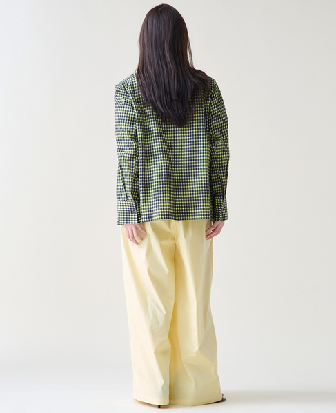 ギンガムチェックジャケットブラウス 詳細画像 ネイビー×イエロー 8