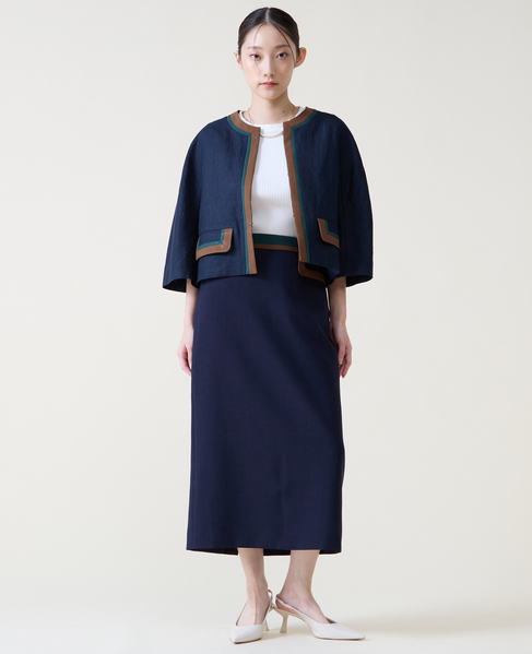カラーブロックジャケット 詳細画像 ネイビー 2