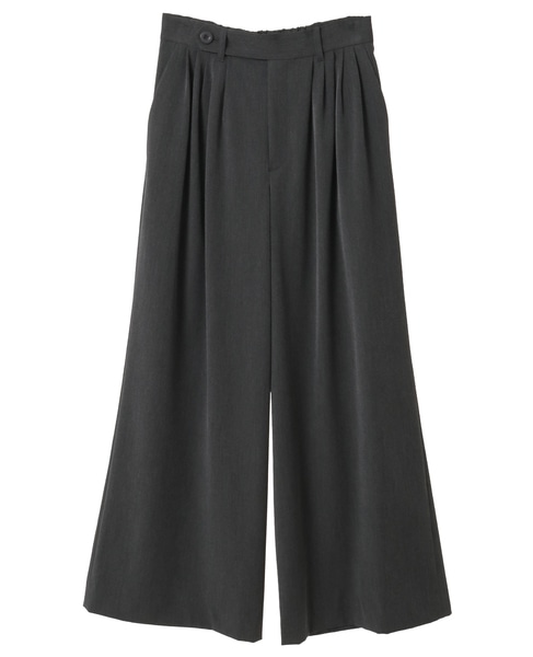 タックワイドパンツ 詳細画像 チャコールグレー 11