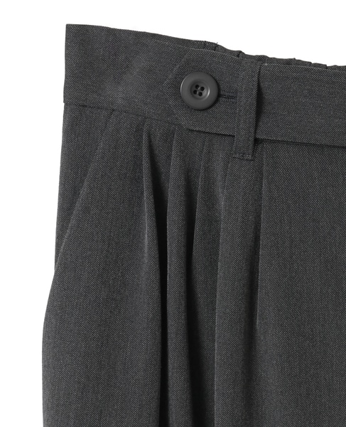 タックワイドパンツ 詳細画像 チャコールグレー 14