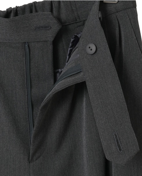 タックワイドパンツ 詳細画像 チャコールグレー 15