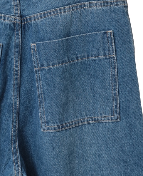 ハイウエストワイドデニムパンツ 詳細画像 ミディアムブルー 12