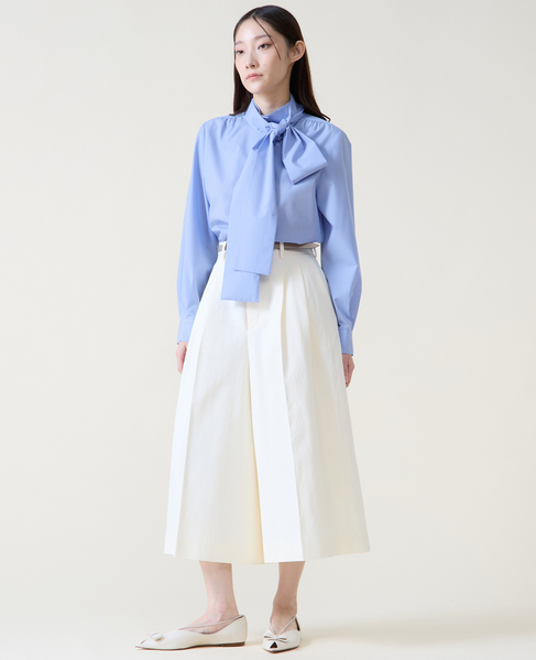 ロングキュロットパンツ 詳細画像 アイボリー 8