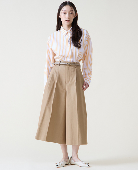 ロングキュロットパンツ 詳細画像 ベージュ 10