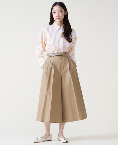 ロングキュロットパンツ 詳細画像 ベージュ 11