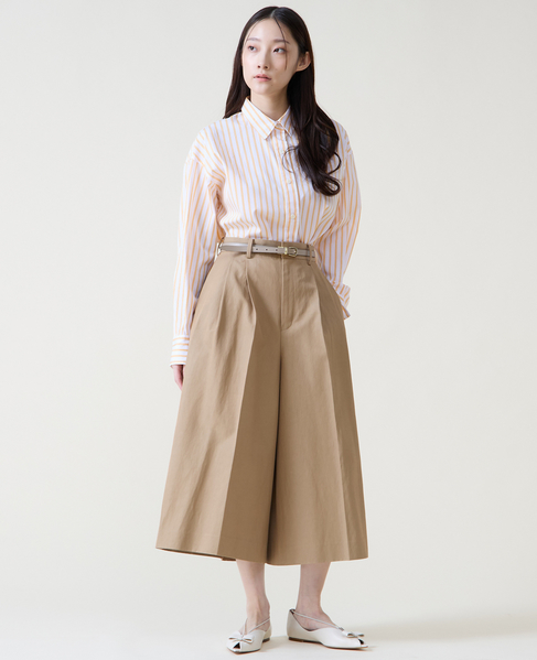 ロングキュロットパンツ 詳細画像 ベージュ 13