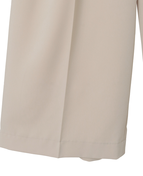 2タックワイドパンツ 詳細画像 ベージュ 4