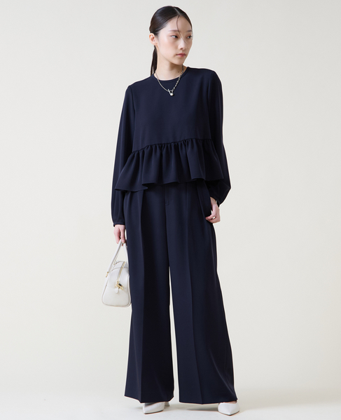 2タックワイドパンツ 詳細画像 ネイビー 5