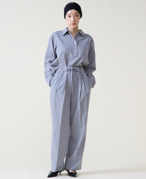 2タックイージーパンツ 詳細画像 グレー 2