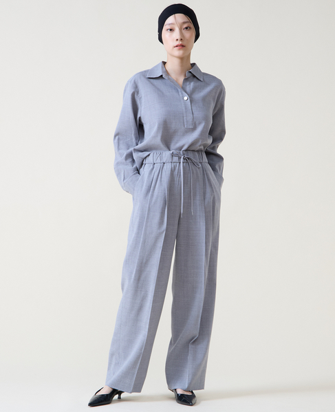 2タックイージーパンツ 詳細画像 グレー 4