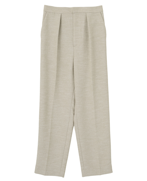 タックテーパードパンツ 詳細画像 ベージュ 7