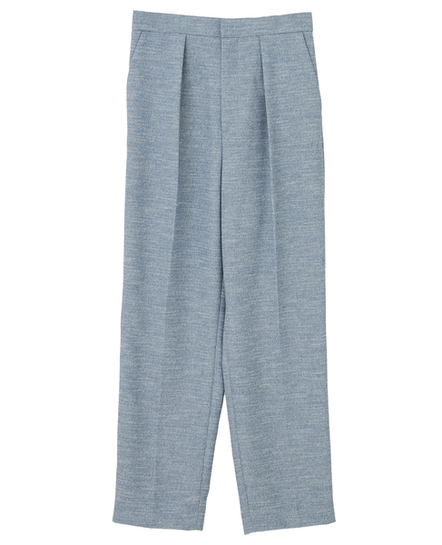 タックテーパードパンツ 詳細画像 ブルー 6