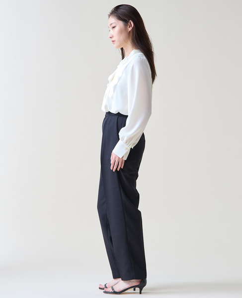 タックテーパードパンツ 詳細画像 ブラック 4