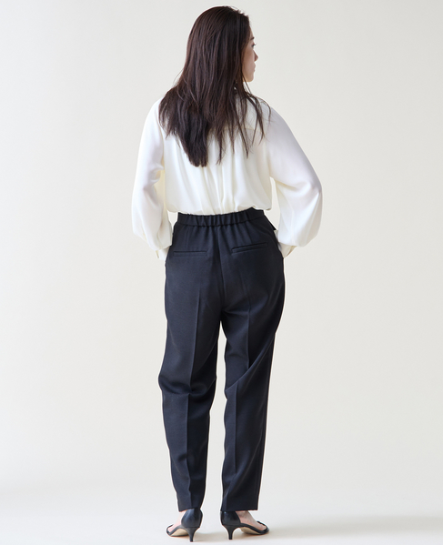 タックテーパードパンツ 詳細画像 ブラック 5