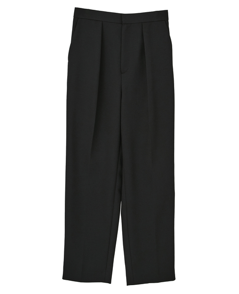 タックテーパードパンツ 詳細画像 ブラック 6