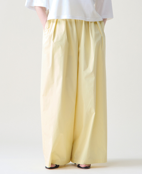イージーワイドストレートパンツ 詳細画像 イエロー 1