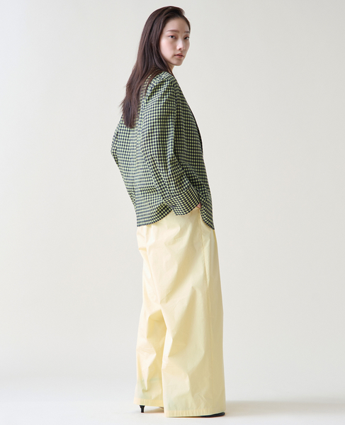 イージーワイドストレートパンツ 詳細画像 イエロー 9