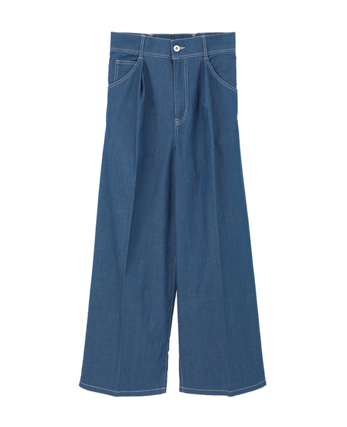 デニムタックパンツ 詳細画像 インディゴブルー 10