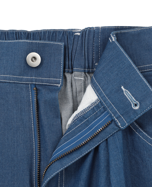 デニムタックパンツ 詳細画像 インディゴブルー 14