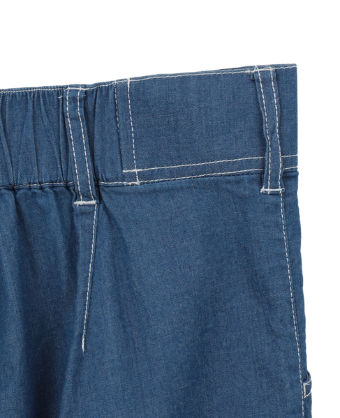 デニムタックパンツ 詳細画像 インディゴブルー 15