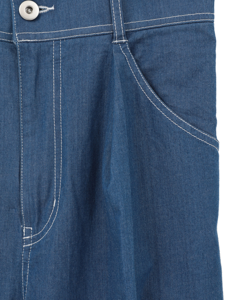 デニムタックパンツ 詳細画像 インディゴブルー 16