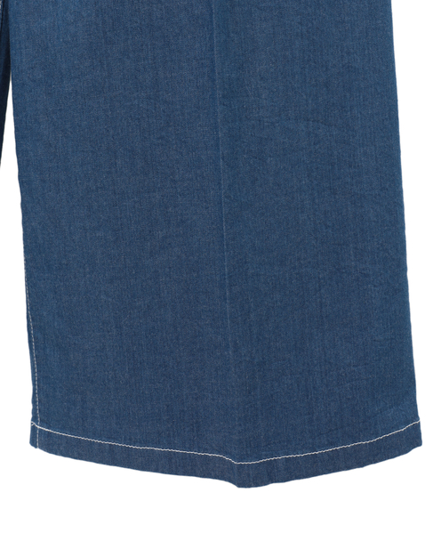 デニムタックパンツ 詳細画像 インディゴブルー 17