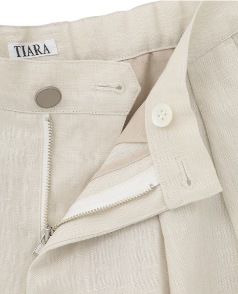 リネンタックワイドパンツ 詳細画像 ベージュ 13