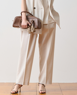 リネンワイドストレートパンツ