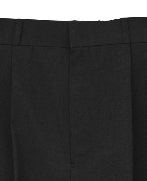 リネンワイドストレートパンツ 詳細画像 ブラック 3