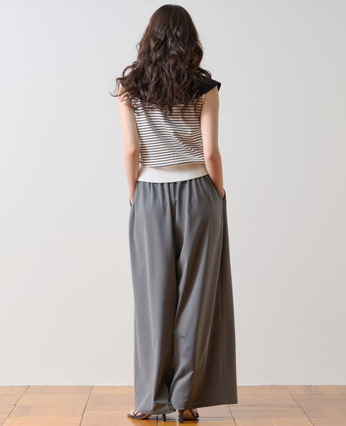 ワイドタックイージーパンツ 詳細画像 グレー 6