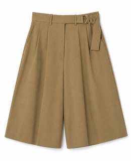 ワイドタックハーフパンツ