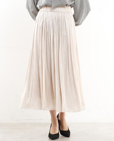 【定番】ギャザースカート 詳細画像 アイボリー 2