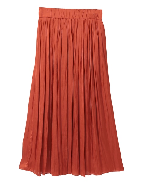 【定番】ギャザースカート 詳細画像 オレンジ 8