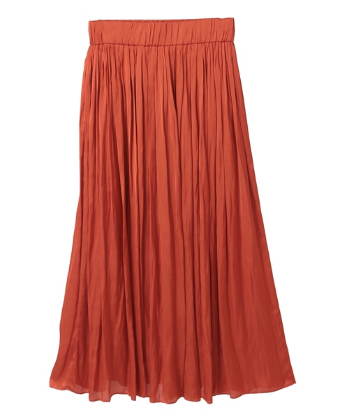 【定番】ギャザースカート 詳細画像 オレンジ 9