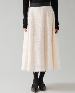 チュールフェザースカート