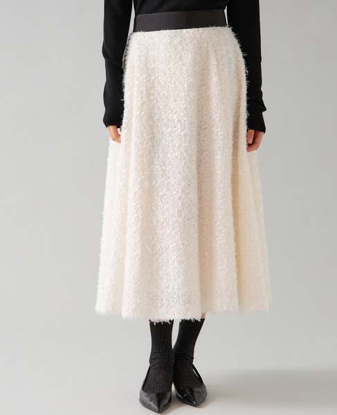 チュールフェザースカート 詳細画像 ホワイト 1