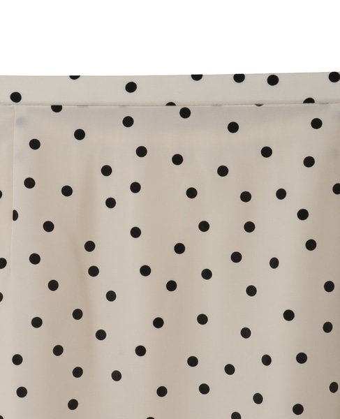 ドットプリントフリルスカート 詳細画像 ホワイト 6