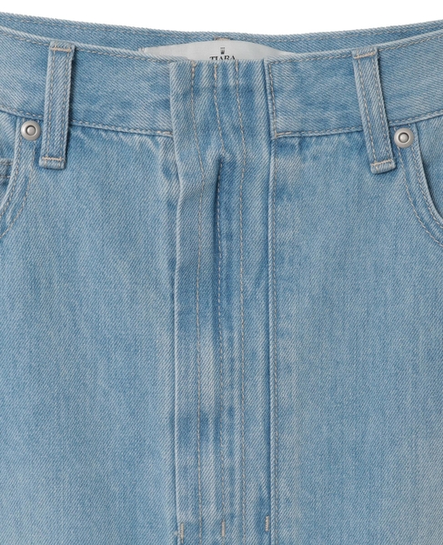 デニムタイトマキシスカート 詳細画像 ブリーチブルー 5