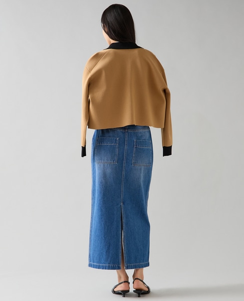 デニムタイトマキシスカート 詳細画像 ミディアムブルー 9