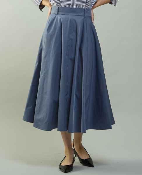 サーキュラーフレアスカート 詳細画像 ブルー 1