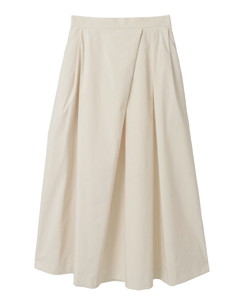 アシンメトリータックスカート 詳細画像 ライトベージュ 1