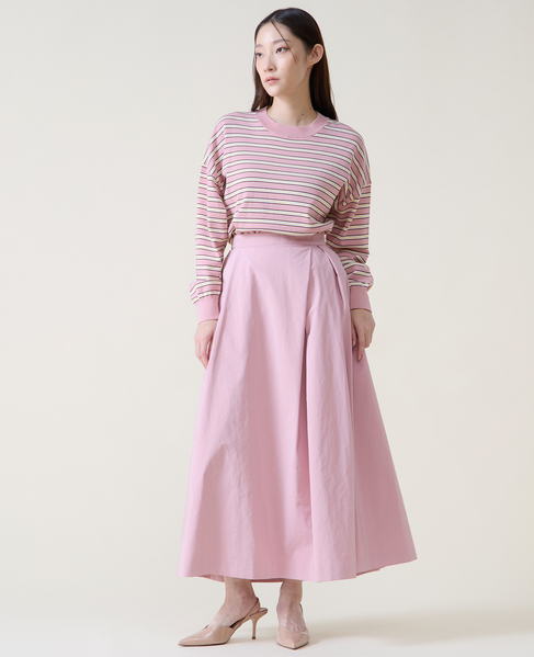 アシンメトリータックスカート 詳細画像 ピンク 2
