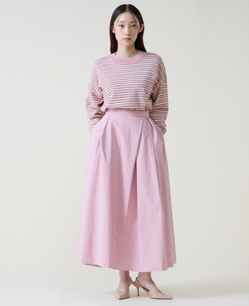 アシンメトリータックスカート 詳細画像 ピンク 3