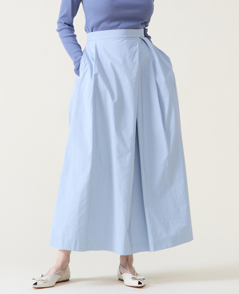 アシンメトリータックスカート 詳細画像 サックス 1