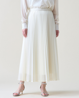 メッシュプリーツスカート