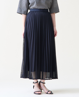 メッシュプリーツスカート